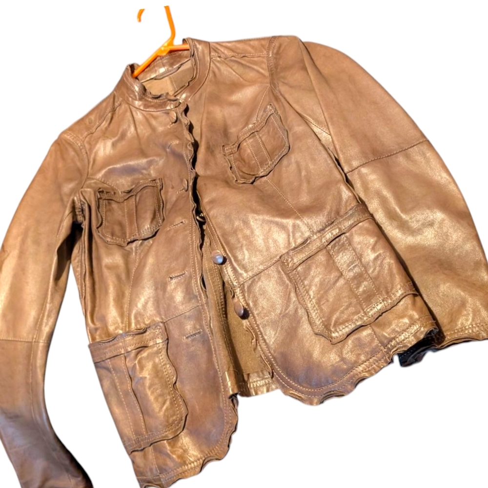 Leather jacket small Gimo's